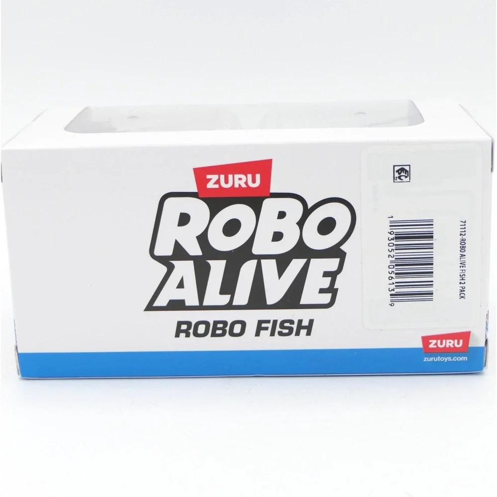 Zuru Robo Alive Water Activated Robo Fish 2 Pack Blue & Orange Dives 6 Ft Age 3+